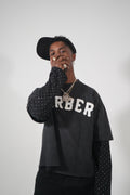 Barber Studded Layered Long Sleeve