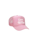 Girls Cut Better Trucker - Pink/White
