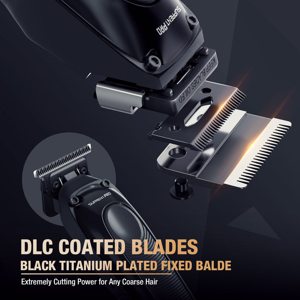 The Black Onyx Clipper and Trimmer Set-Supplier-specific