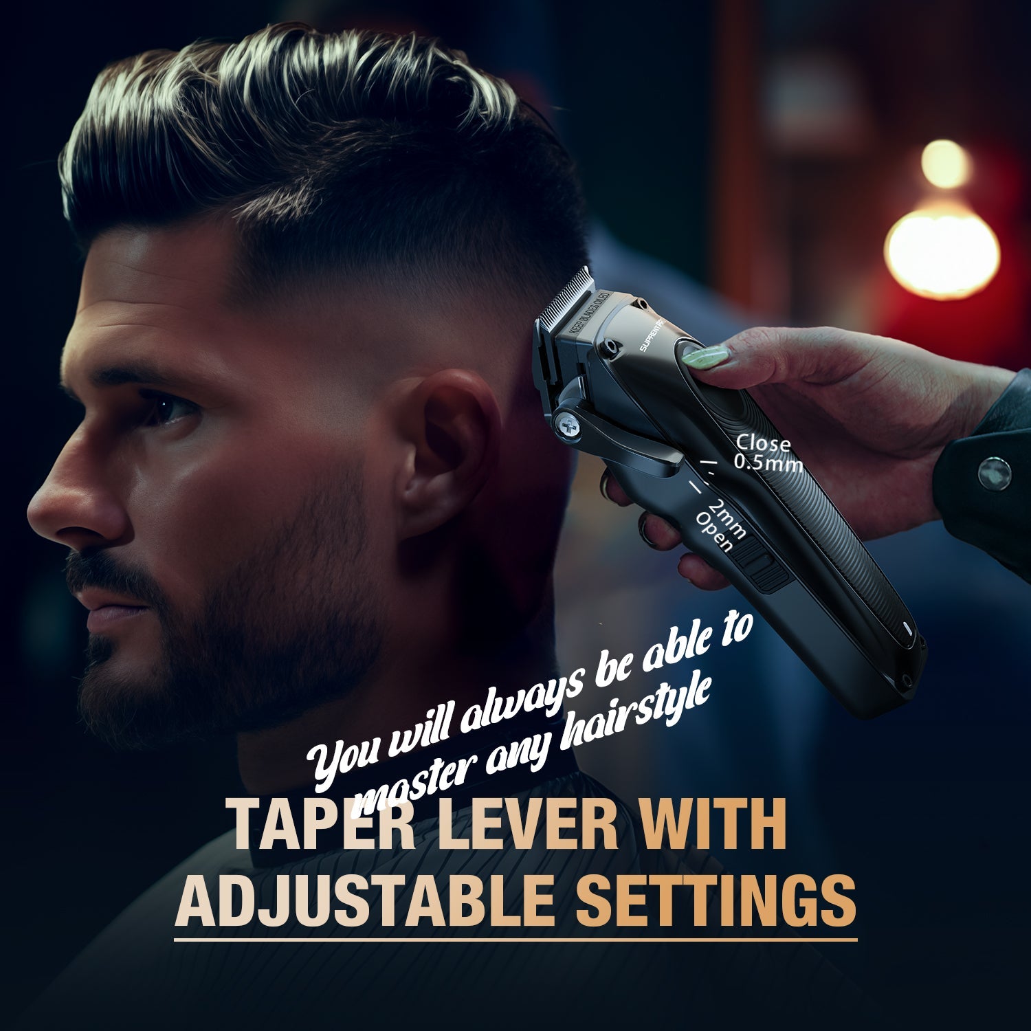 The Black Onyx Clipper and Trimmer Set-Supplier-specific